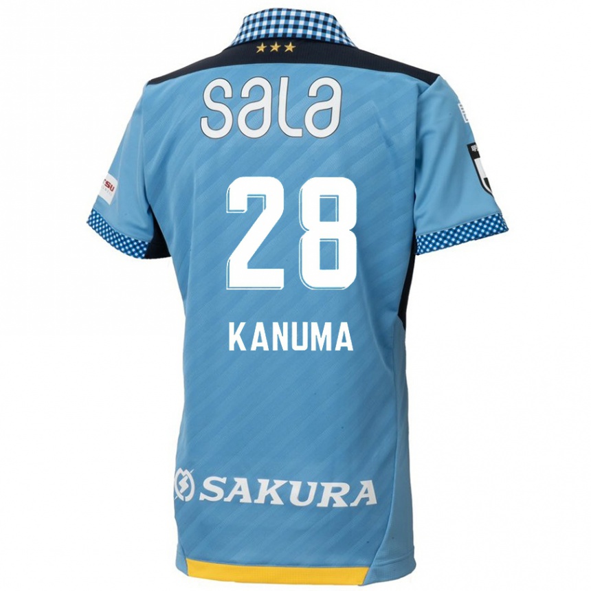 Vaikiškas Naoki Kanuma #28 Mėlyna Juoda Namų Marškinėliai 2024/25 T-Shirt