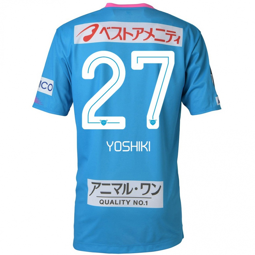 Vaikiškas Yoshiki Narahara #27 Mėlyna Rožinė Namų Marškinėliai 2024/25 T-Shirt