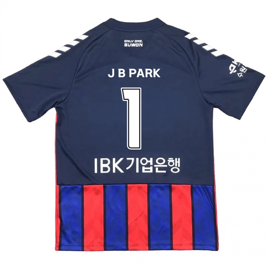 Vaikiškas Bae-Jong Park #1 Mėlyna Raudona Namų Marškinėliai 2024/25 T-Shirt