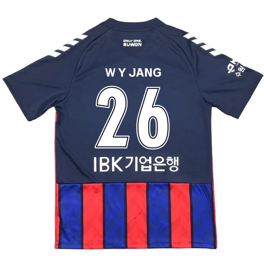 Vaikiškas Young-Woo Jang #26 Mėlyna Raudona Namų Marškinėliai 2024/25 T-Shirt