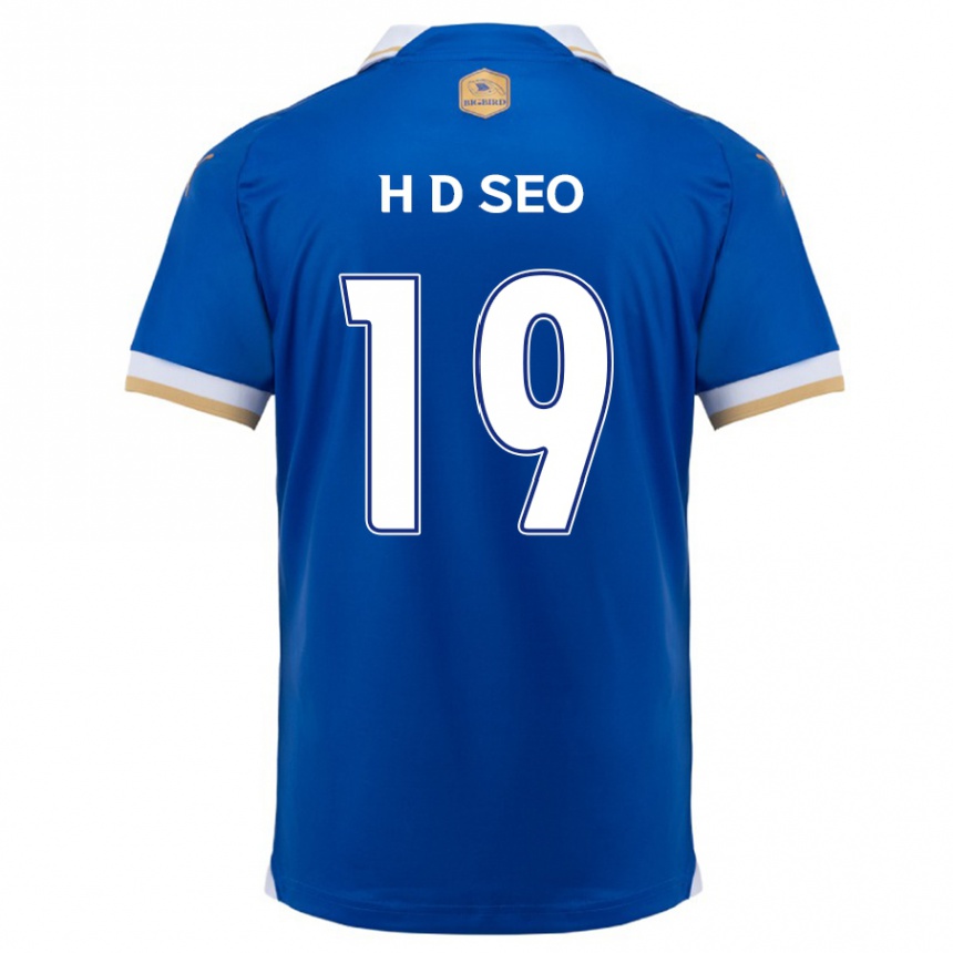 Vaikiškas Dong-Han Seo #19 Mėlyna Balta Namų Marškinėliai 2024/25 T-Shirt