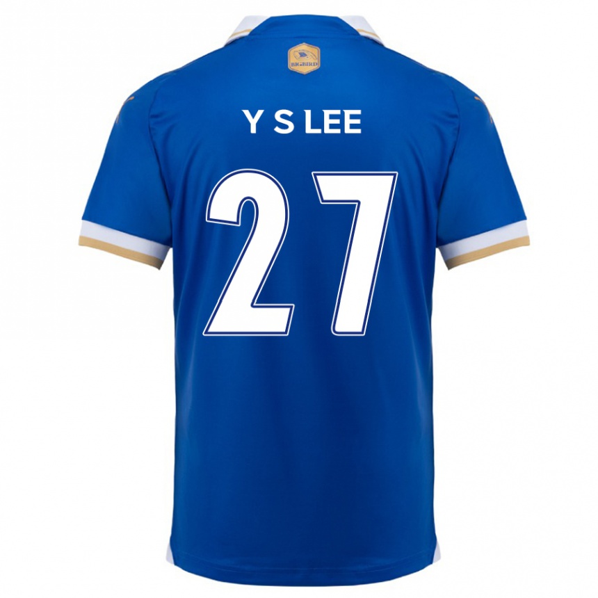 Vaikiškas Shi-Yeong Lee #27 Mėlyna Balta Namų Marškinėliai 2024/25 T-Shirt