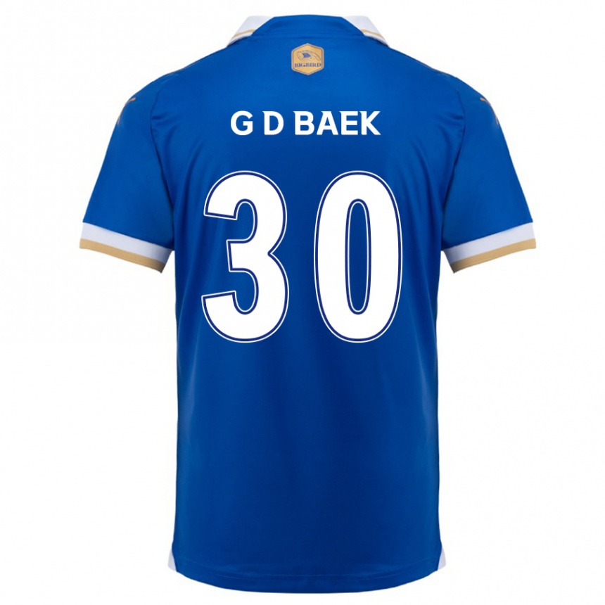 Vaikiškas Dong-Gyu Baek #30 Mėlyna Balta Namų Marškinėliai 2024/25 T-Shirt