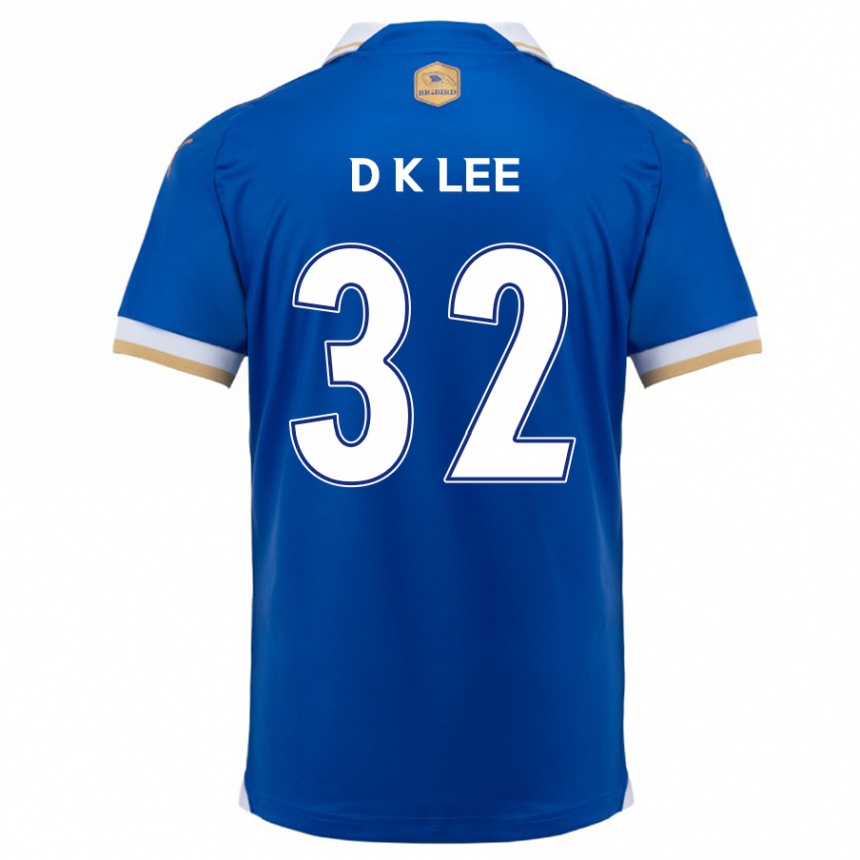 Vaikiškas Kyu-Dong Lee #32 Mėlyna Balta Namų Marškinėliai 2024/25 T-Shirt