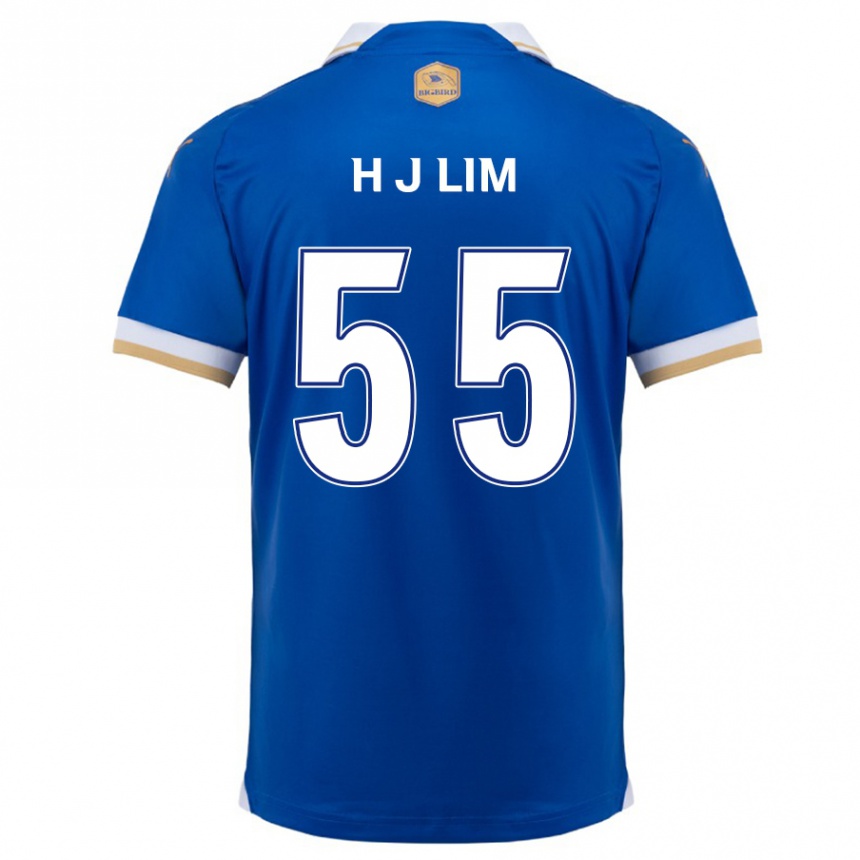 Vaikiškas Ji-Hoon Lim #55 Mėlyna Balta Namų Marškinėliai 2024/25 T-Shirt