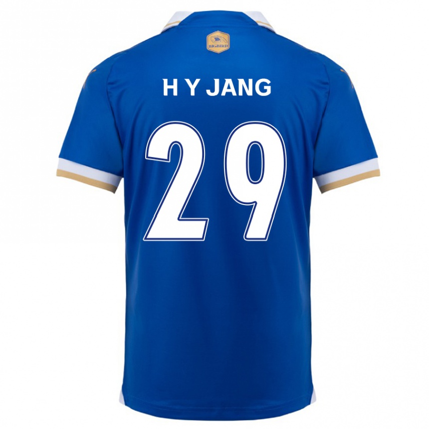 Vaikiškas Yo-Han Jang #29 Mėlyna Balta Namų Marškinėliai 2024/25 T-Shirt