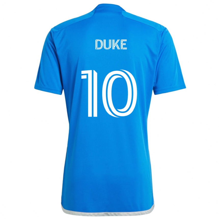 Vaikiškas Bryce Duke #10 Mėlyna Balta Namų Marškinėliai 2024/25 T-Shirt