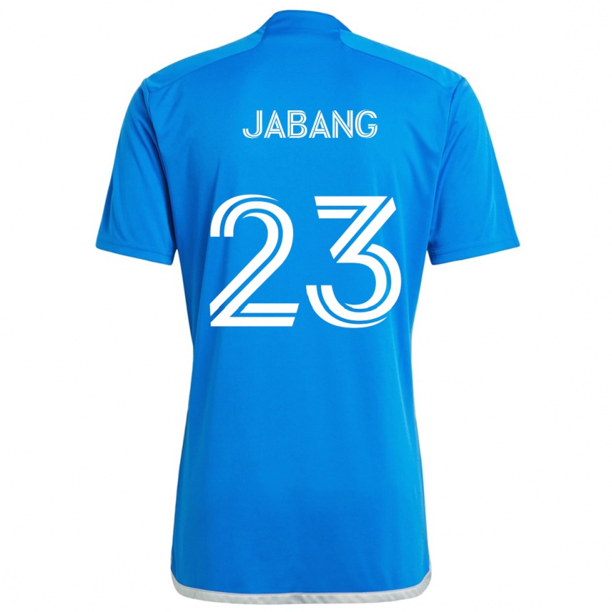 Vaikiškas Ousman Jabang #23 Mėlyna Balta Namų Marškinėliai 2024/25 T-Shirt