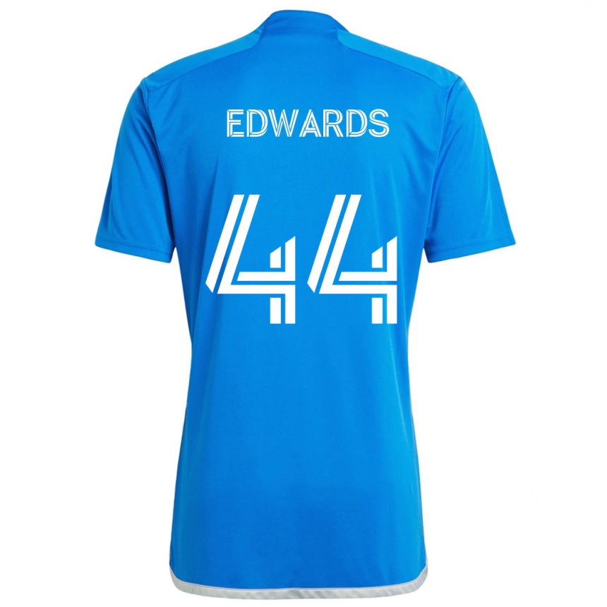 Vaikiškas Raheem Edwards #44 Mėlyna Balta Namų Marškinėliai 2024/25 T-Shirt