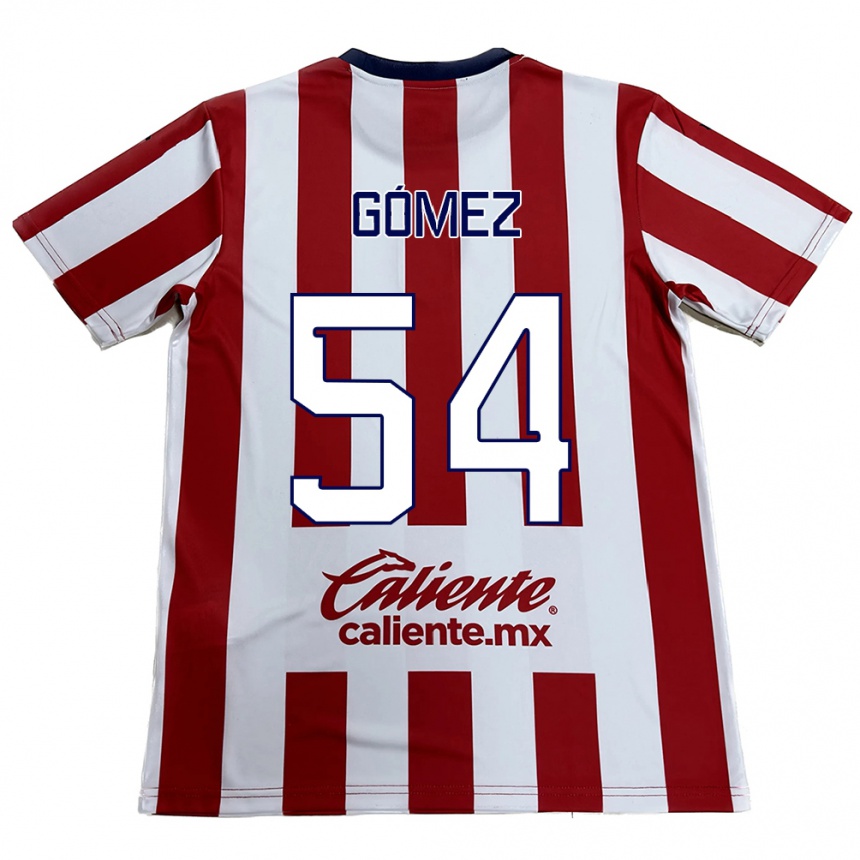 Vaikiškas Miguel Gómez #54 Raudona Balta Namų Marškinėliai 2024/25 T-Shirt