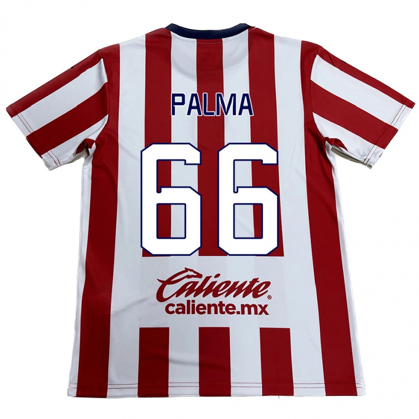 Vaikiškas Arturo Palma #66 Raudona Balta Namų Marškinėliai 2024/25 T-Shirt