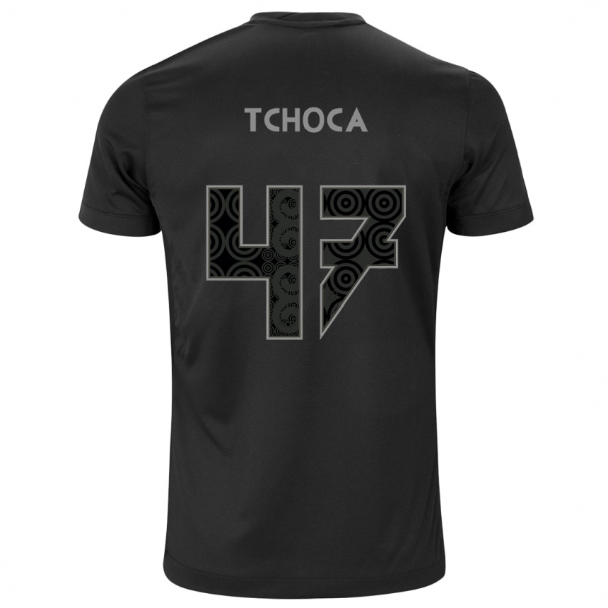 Vaikiškas Tchoca #47 Juoda Išvykos Marškinėliai 2024/25 T-Shirt