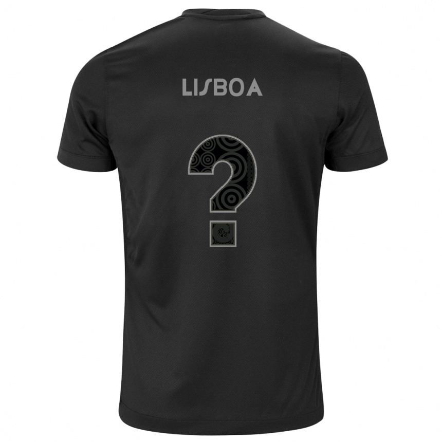 Vaikiškas Thomas Lisboa #0 Juoda Išvykos Marškinėliai 2024/25 T-Shirt