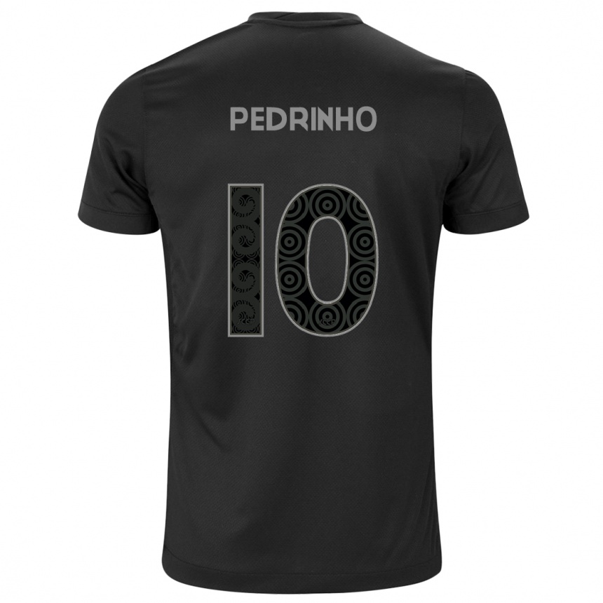 Vaikiškas Pedrinho #10 Juoda Išvykos Marškinėliai 2024/25 T-Shirt