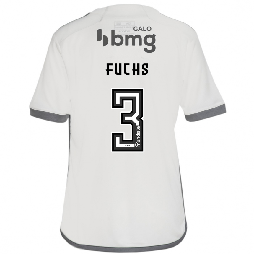 Vaikiškas Bruno Fuchs #3 Nespalvotas Išvykos Marškinėliai 2024/25 T-Shirt