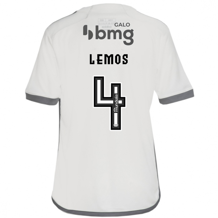 Vaikiškas Mauricio Lemos #4 Nespalvotas Išvykos Marškinėliai 2024/25 T-Shirt