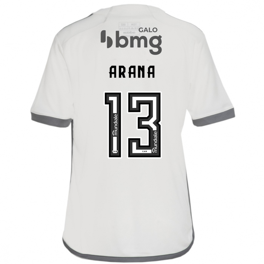 Vaikiškas Guilherme Arana #13 Nespalvotas Išvykos Marškinėliai 2024/25 T-Shirt