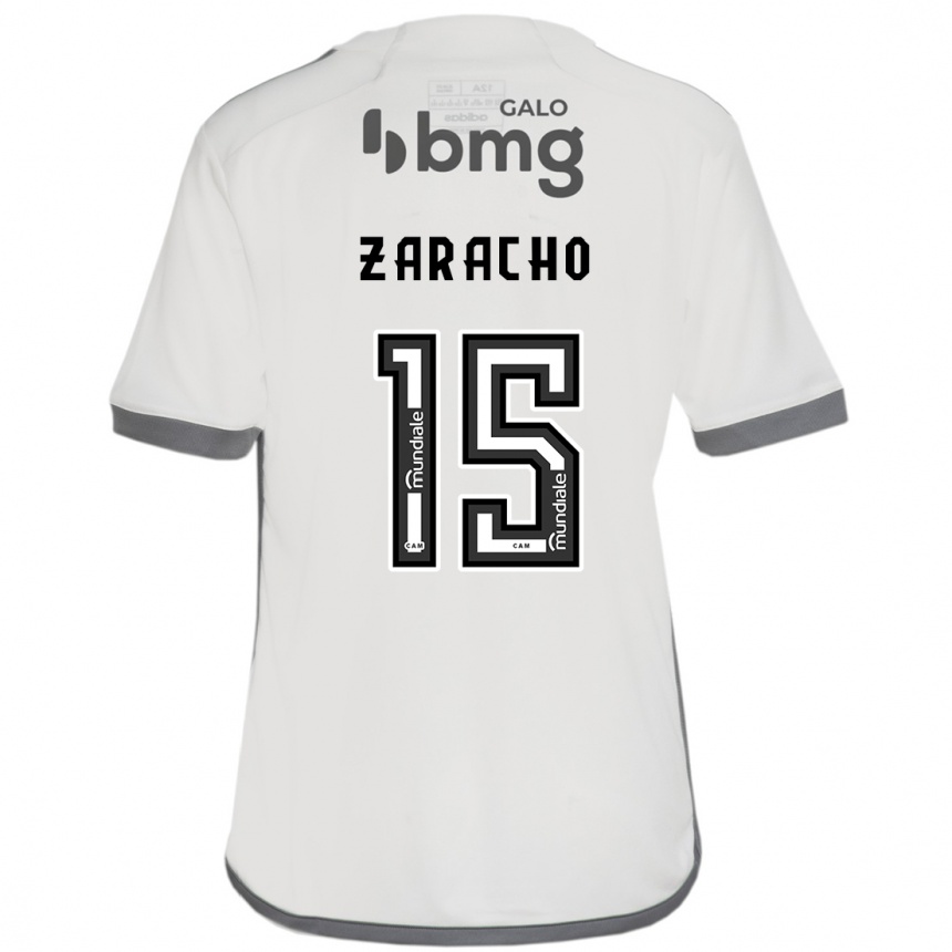 Vaikiškas Matías Zaracho #15 Nespalvotas Išvykos Marškinėliai 2024/25 T-Shirt