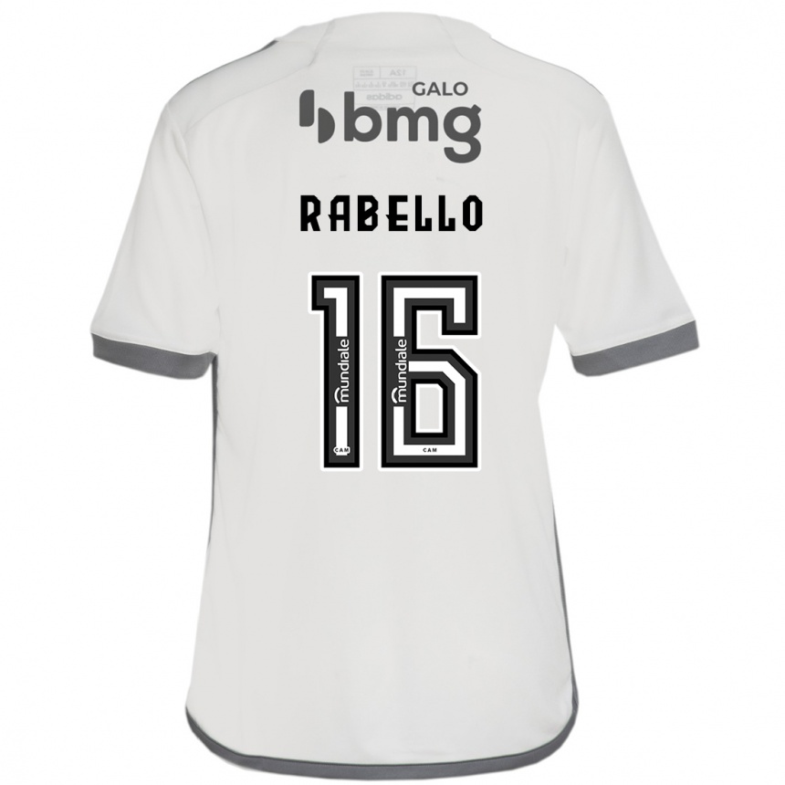 Vaikiškas Igor Rabello #16 Nespalvotas Išvykos Marškinėliai 2024/25 T-Shirt