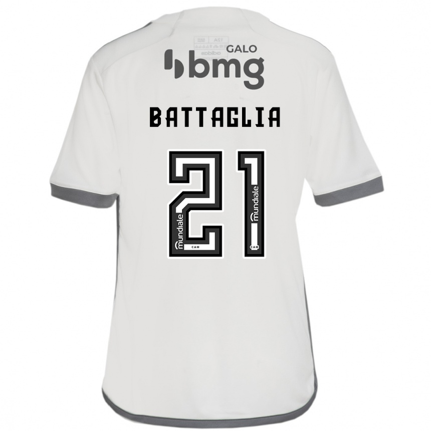 Vaikiškas Rodrigo Battaglia #21 Nespalvotas Išvykos Marškinėliai 2024/25 T-Shirt