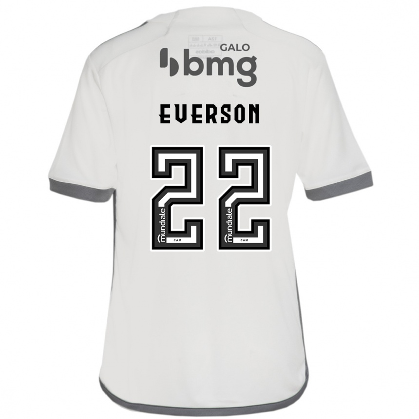 Vaikiškas Everson #22 Nespalvotas Išvykos Marškinėliai 2024/25 T-Shirt