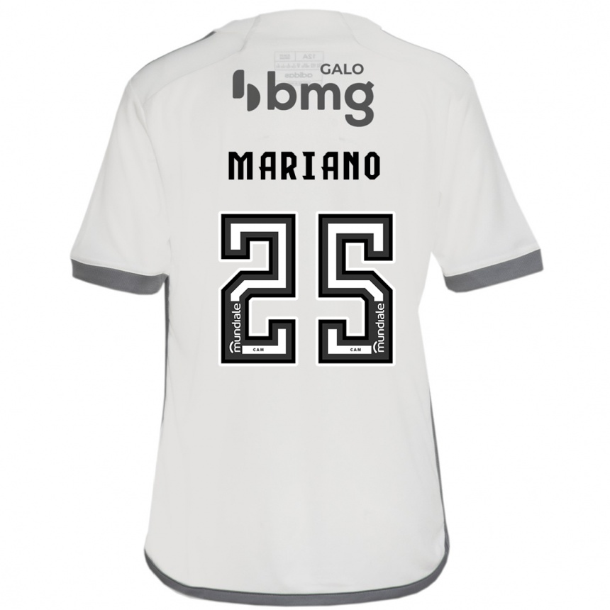 Vaikiškas Mariano #25 Nespalvotas Išvykos Marškinėliai 2024/25 T-Shirt