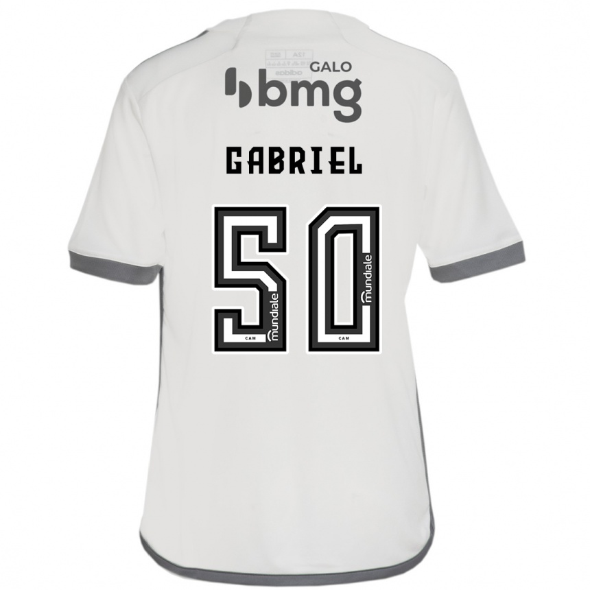 Vaikiškas Vitor Gabriel #50 Nespalvotas Išvykos Marškinėliai 2024/25 T-Shirt