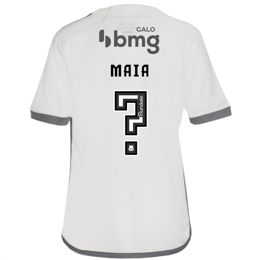 Vaikiškas Caio Maia #0 Nespalvotas Išvykos Marškinėliai 2024/25 T-Shirt