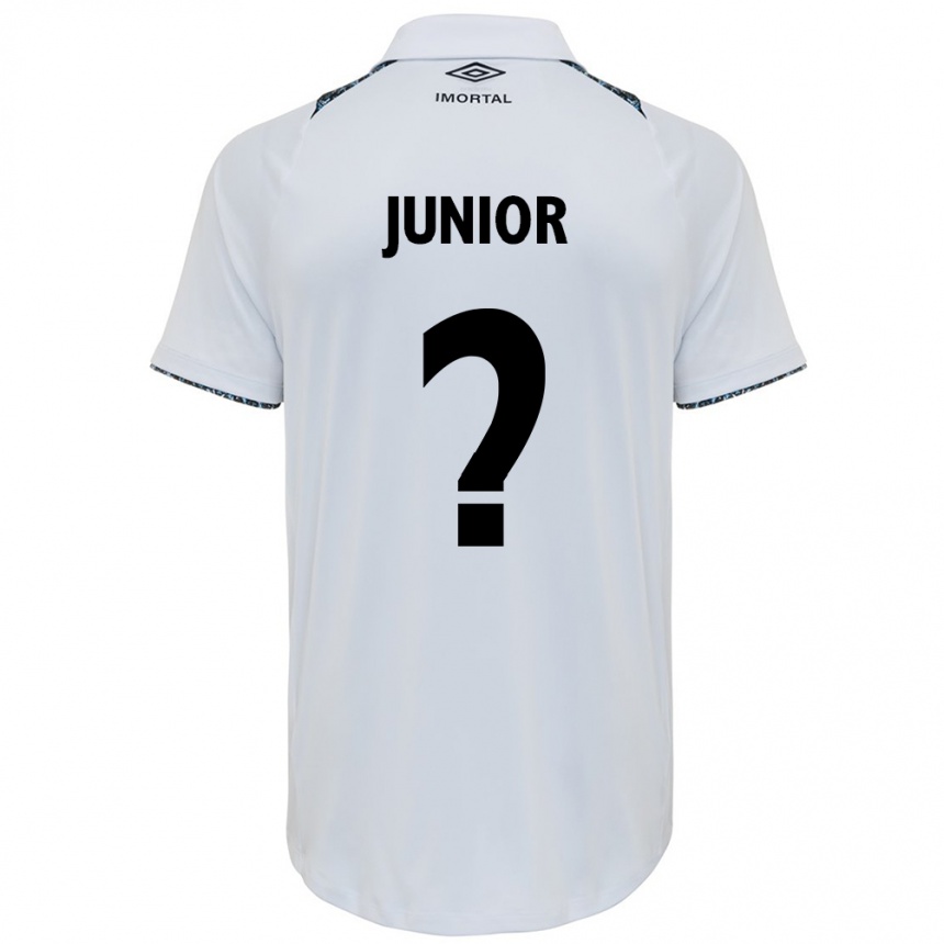 Vaikiškas Artur Junior #0 Balta Mėlyna Išvykos Marškinėliai 2024/25 T-Shirt