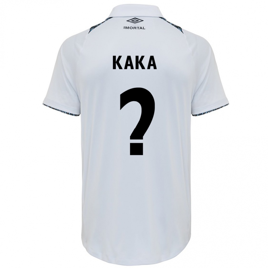 Vaikiškas Kaká #0 Balta Mėlyna Išvykos Marškinėliai 2024/25 T-Shirt