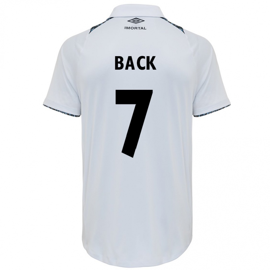 Vaikiškas Pri Back #7 Balta Mėlyna Išvykos Marškinėliai 2024/25 T-Shirt