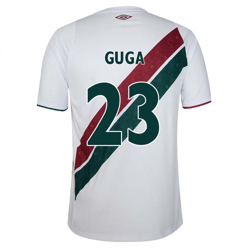 Vaikiškas Guga #23 Balta Žalia Kaštoninė Išvykos Marškinėliai 2024/25 T-Shirt