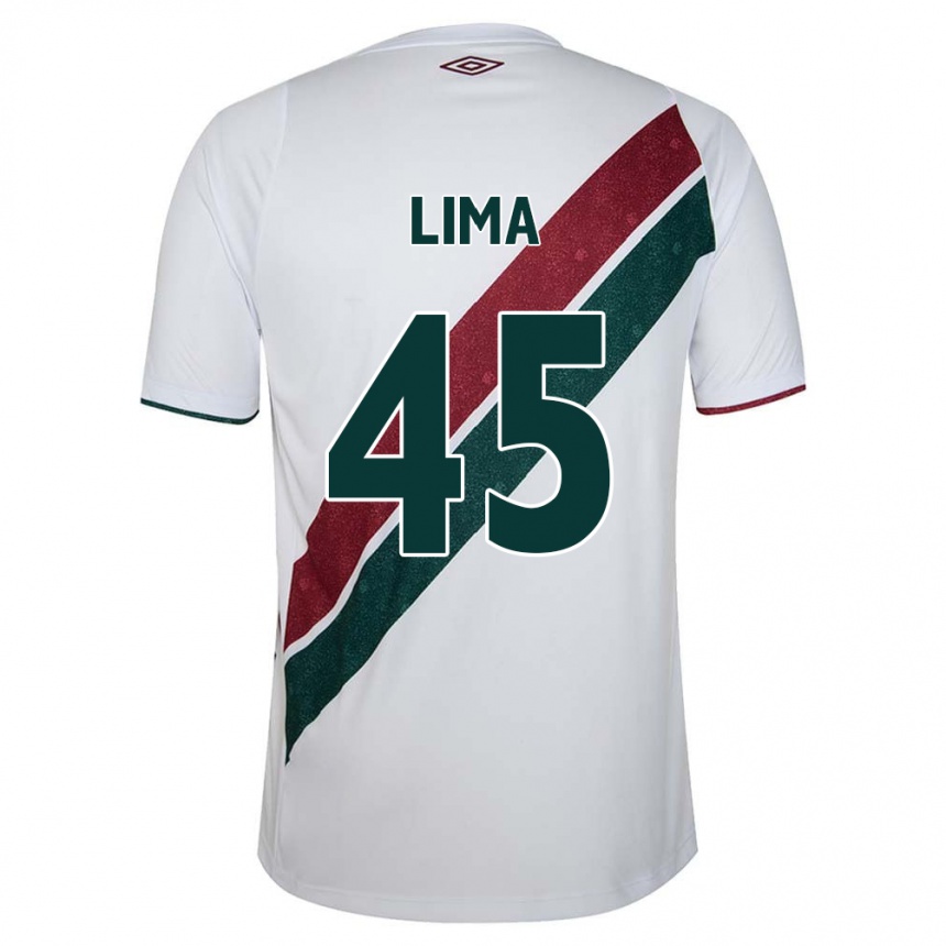 Vaikiškas Lima #45 Balta Žalia Kaštoninė Išvykos Marškinėliai 2024/25 T-Shirt