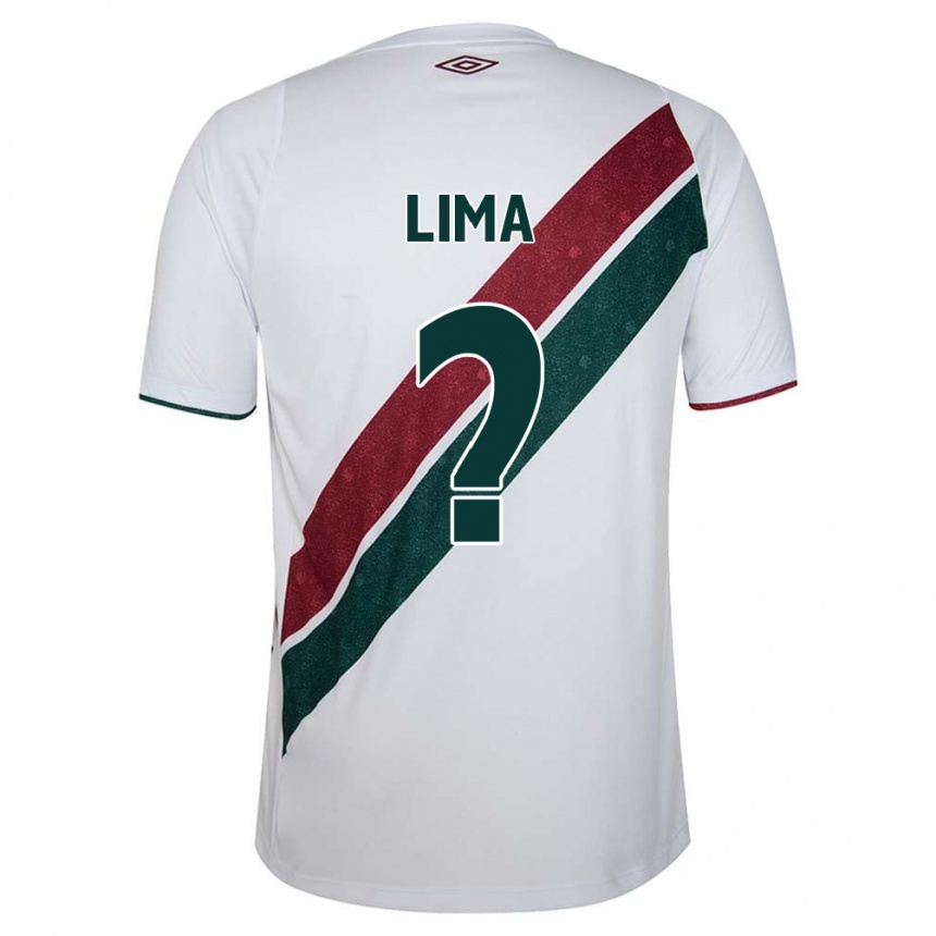 Vaikiškas Daniel Lima #0 Balta Žalia Kaštoninė Išvykos Marškinėliai 2024/25 T-Shirt