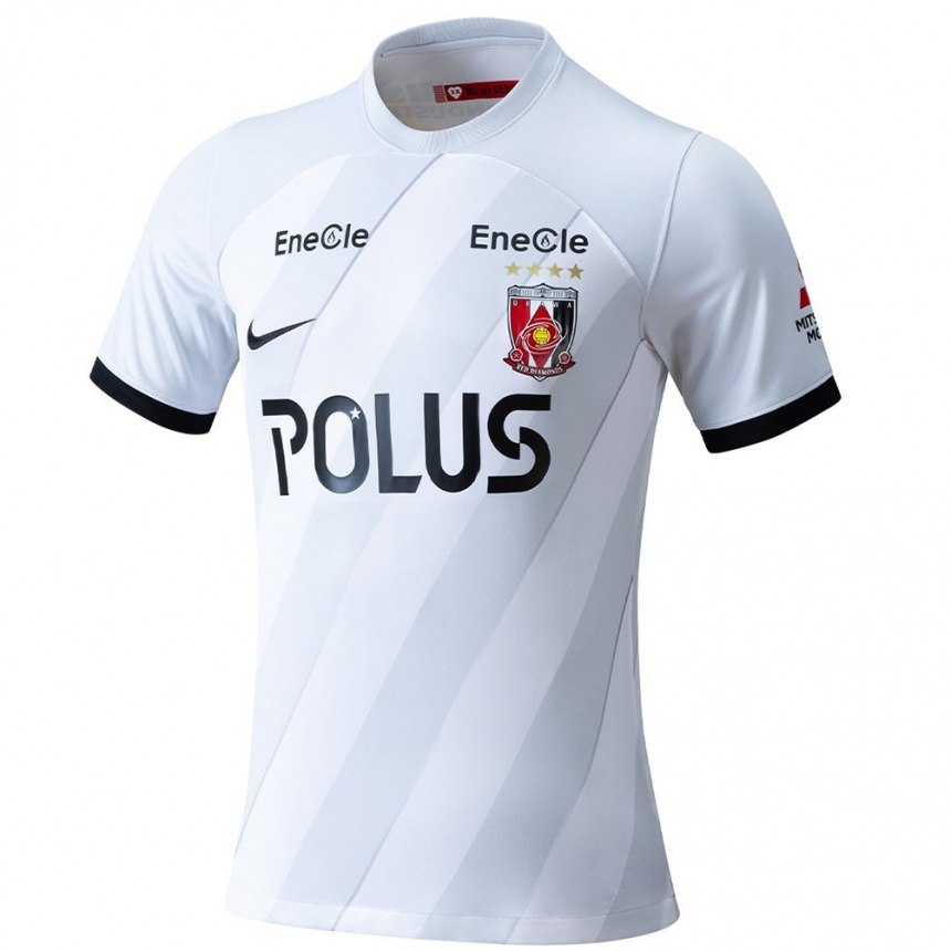 Vaikiškas Shunsuke Hasunuma #0 Balta Pilka Išvykos Marškinėliai 2024/25 T-Shirt