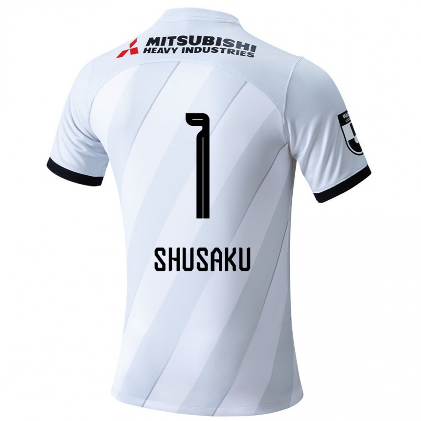 Vaikiškas Shusaku Nishikawa #1 Balta Pilka Išvykos Marškinėliai 2024/25 T-Shirt