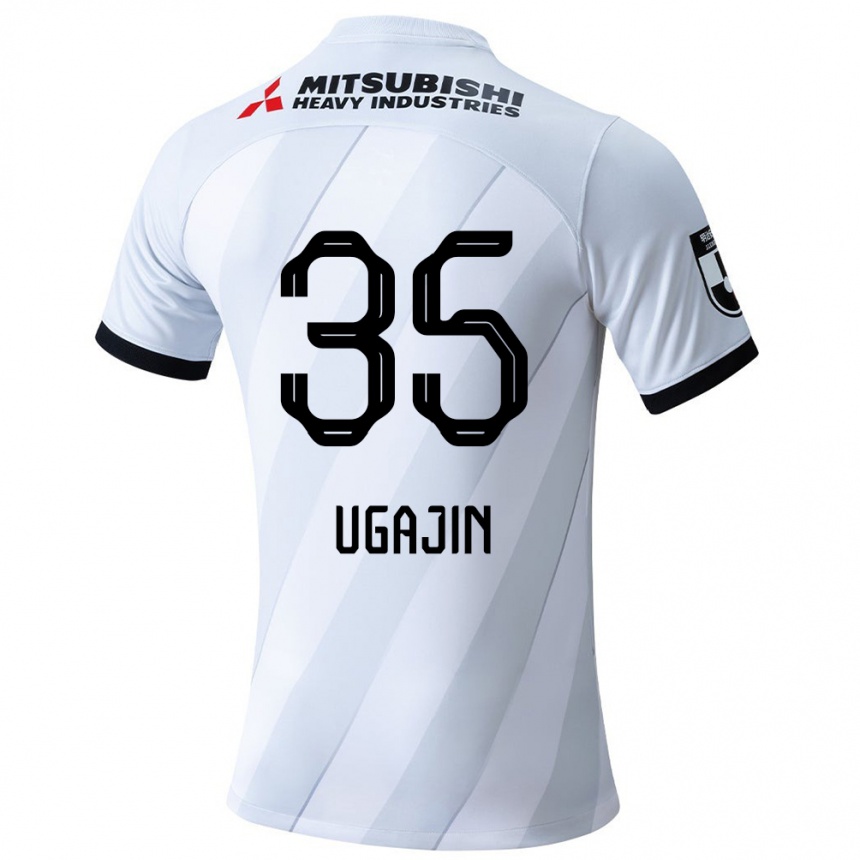 Vaikiškas Tomoya Ugajin #35 Balta Pilka Išvykos Marškinėliai 2024/25 T-Shirt