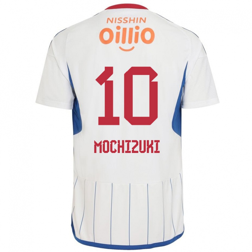 Vaikiškas Kohei Mochizuki #10 Balta Mėlyna Raudona Išvykos Marškinėliai 2024/25 T-Shirt