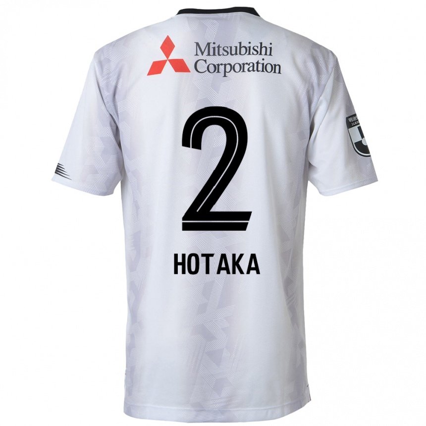 Vaikiškas Hotaka Nakamura #2 Balta Juoda Išvykos Marškinėliai 2024/25 T-Shirt