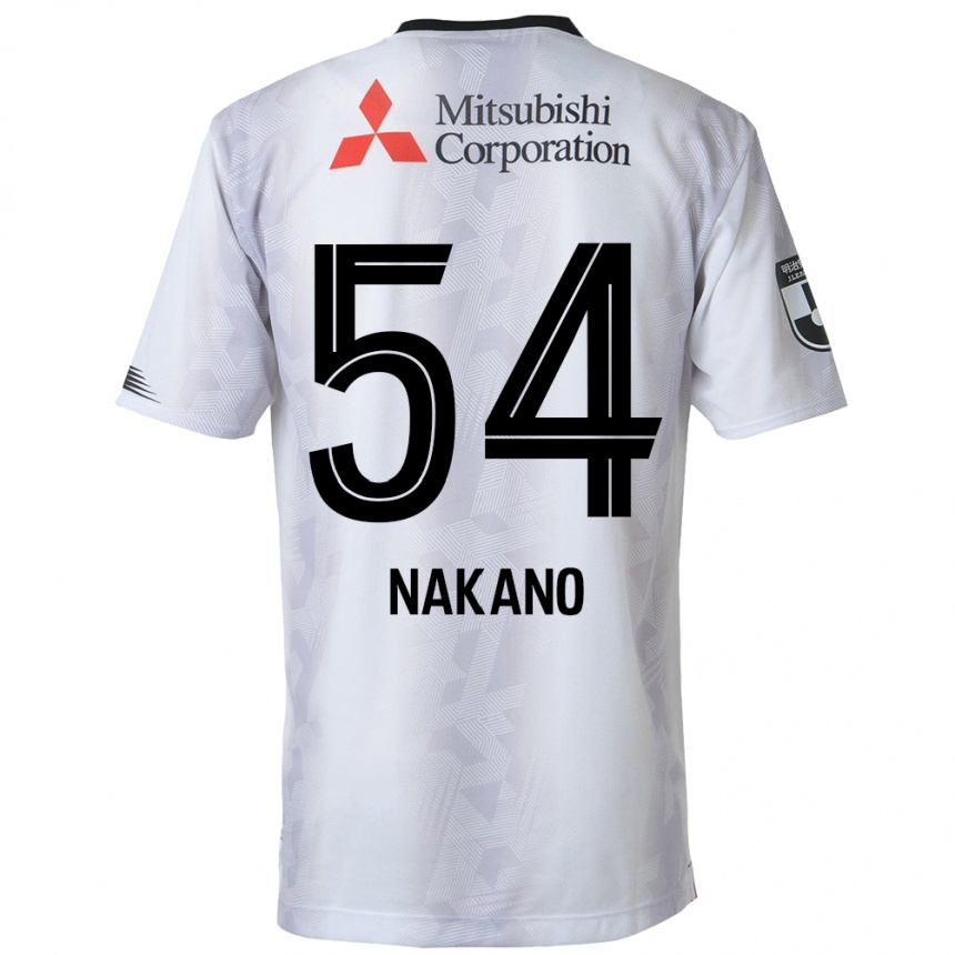 Vaikiškas Yui Nakano #54 Balta Juoda Išvykos Marškinėliai 2024/25 T-Shirt