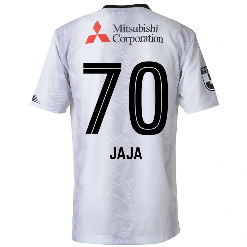 Vaikiškas Jája Silva #70 Balta Juoda Išvykos Marškinėliai 2024/25 T-Shirt