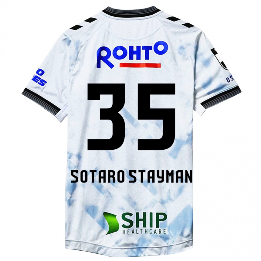 Vaikiškas Joshua Sotaro Stayman #35 Balta Juoda Išvykos Marškinėliai 2024/25 T-Shirt