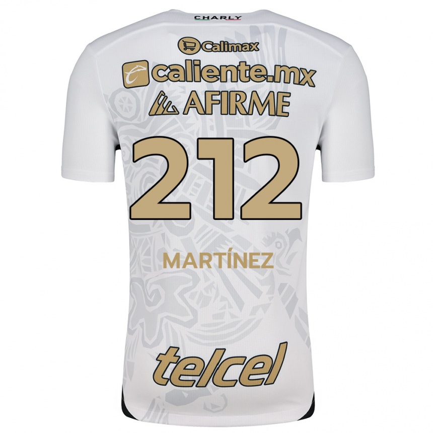 Vaikiškas Juan Martínez #212 Balta Juoda Išvykos Marškinėliai 2024/25 T-Shirt