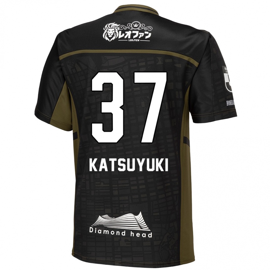 Vaikiškas Katsuyuki Tanaka #37 Juoda Žalia Išvykos Marškinėliai 2024/25 T-Shirt