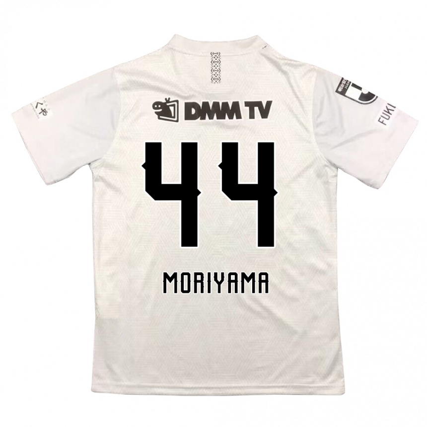 Vaikiškas Kimiya Moriyama #44 Pilka Juoda Išvykos Marškinėliai 2024/25 T-Shirt