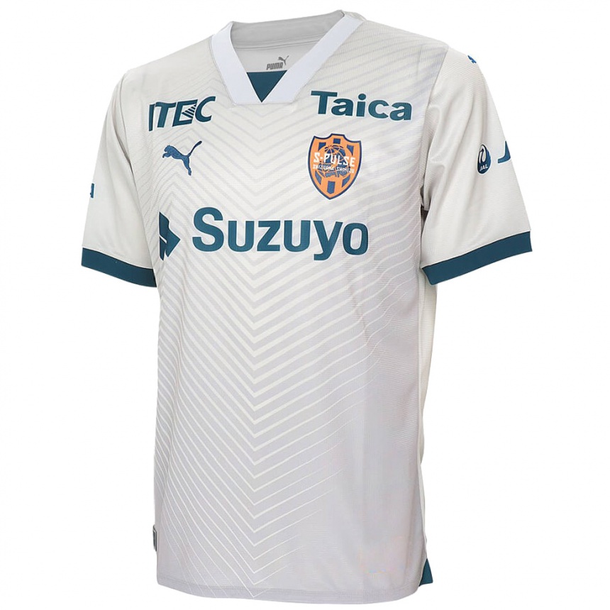 Vaikiškas Atsuki Nakayama #15 Balta Mėlyna Išvykos Marškinėliai 2024/25 T-Shirt