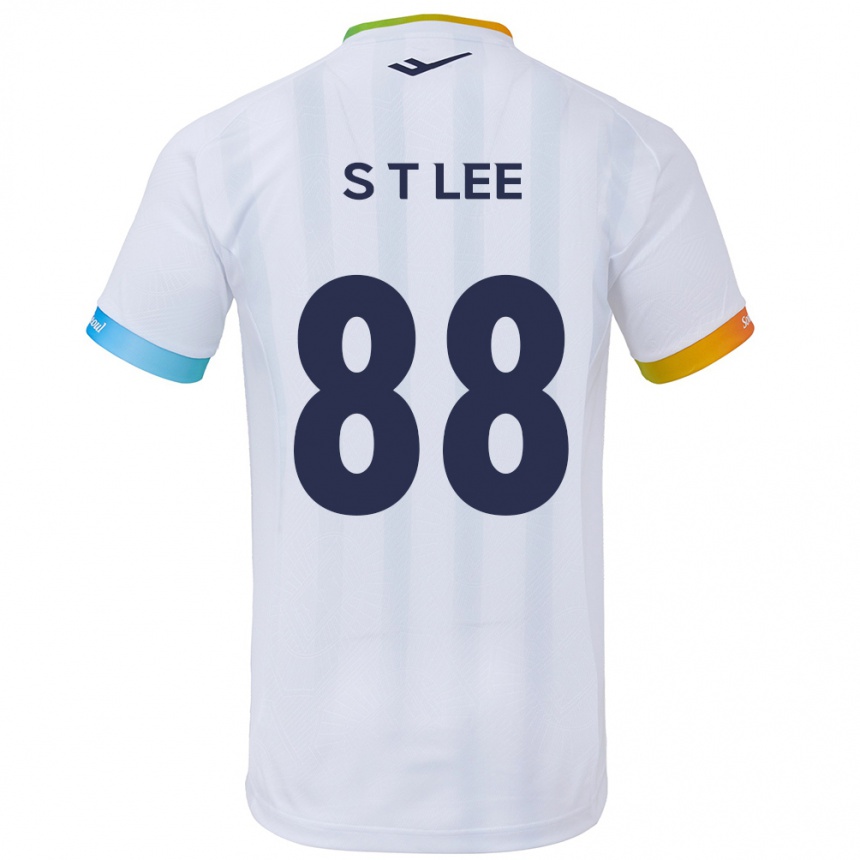 Vaikiškas Tae-Seok Lee #88 Balta Mėlyna Išvykos Marškinėliai 2024/25 T-Shirt