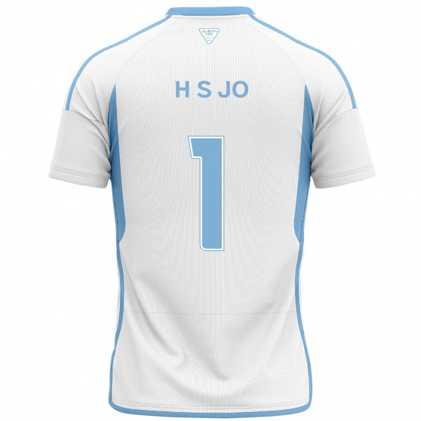 Vaikiškas Su-Hyeok Jo #1 Balta Mėlyna Išvykos Marškinėliai 2024/25 T-Shirt