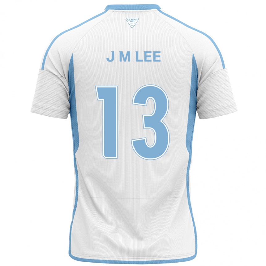 Vaikiškas Myung-Jae Lee #13 Balta Mėlyna Išvykos Marškinėliai 2024/25 T-Shirt