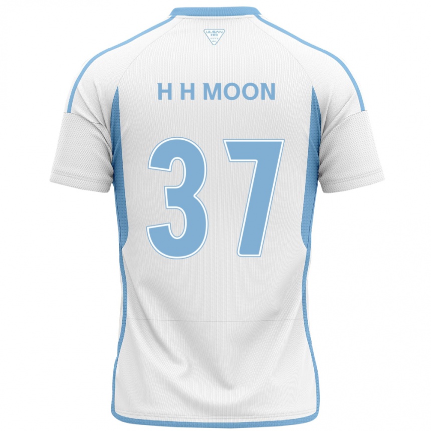 Vaikiškas Hyeon-Ho Moon #37 Balta Mėlyna Išvykos Marškinėliai 2024/25 T-Shirt